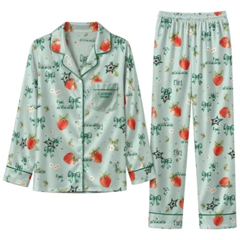 dallas stars long pajama set customized ribbon florals green best selling.webp