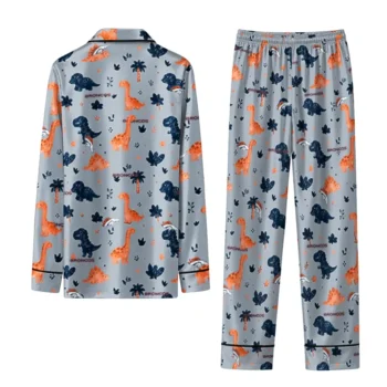 Denver Broncos Long Pajama Set Custom Character Scatter Fashion Forward