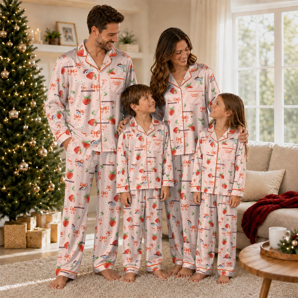 denver broncos long pajama set personalized ribbon florals orange latest model.webp denver broncos long pajama set personalized ribbon florals orange latest model.webp