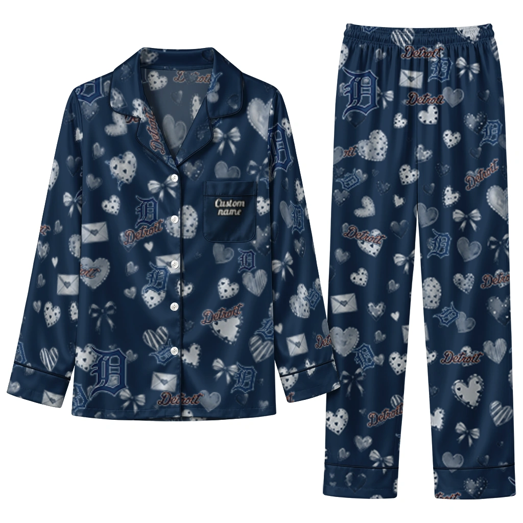 detroit tigers long pajama set custom heart charms navy best selling.webp detroit tigers long pajama set custom heart charms navy best selling.webp