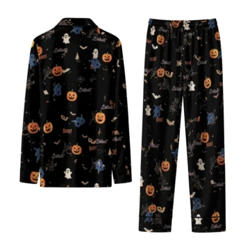 detroit tigers long pajama set customized icon confetti black fashion forward.webp
