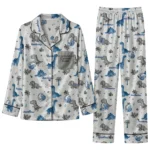 Drake Bulldogs Long Pajama Set Customized Character Scatter Best Selling