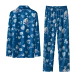 Drake Bulldogs Long Pajama Set Customized Heart Charms Blue Best Selling