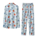 Drake Bulldogs Long Pajama Set Customized Ribbon Florals Blue Best Selling