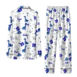 Duke Blue Devils Long Pajama Set Custom Character Scatter Best Selling