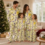 East Carolina Pirates Long Pajama Set Personalized Character Scatter Best Selling