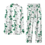 Eastern Michigan Eagles Long Pajama Set Personalized Character Scatter Best Selling
