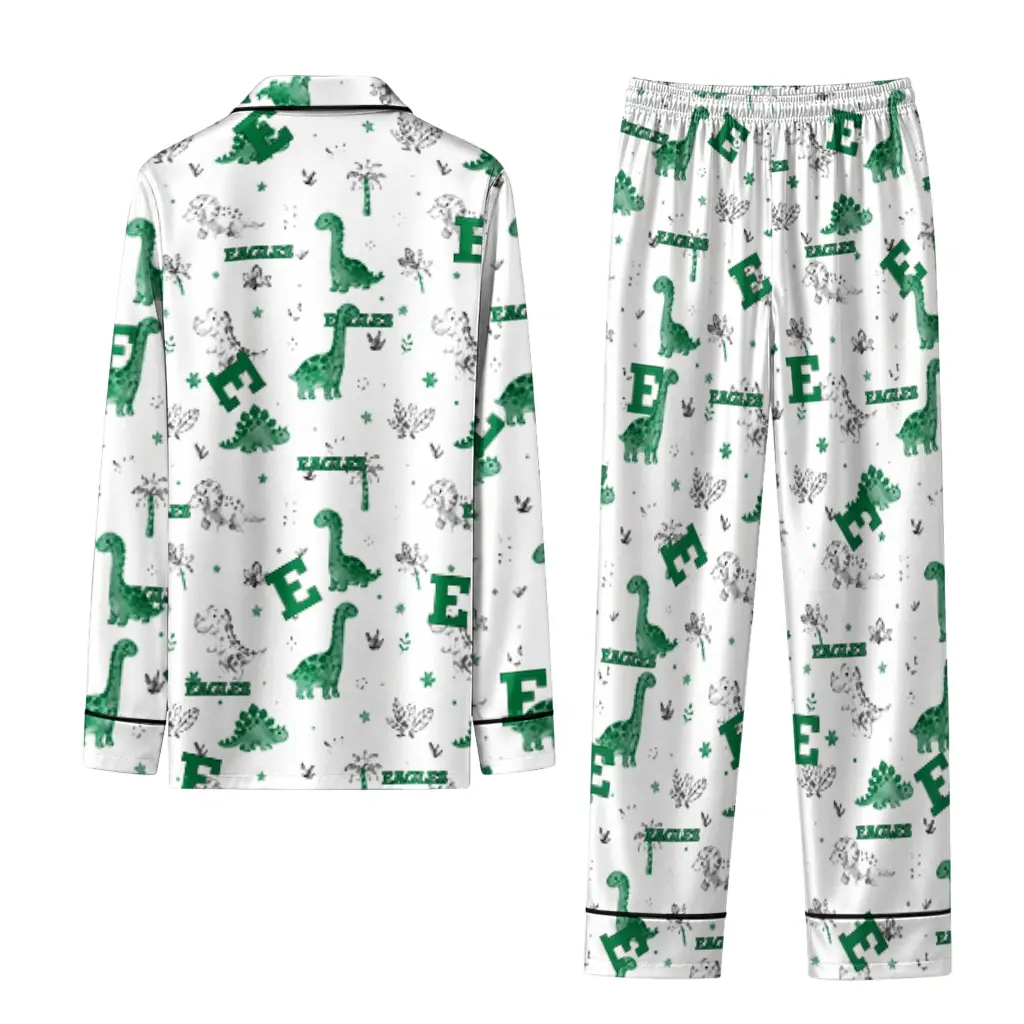 Eastern Michigan Eagles Long Pajama Set Personalized Character Scatter Fashion Forward Eastern Michigan Eagles Long Pajama Set Personalized Character Scatter Fashion Forward