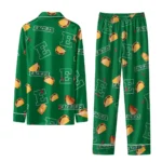 Eastern Michigan Eagles Long Pajama Set Personalized Snack Scatter Green Best Selling