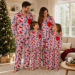 Florida Atlantic Owls Long Pajama Set Personalized Character Scatter Best Selling