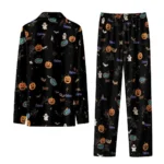 Florida Gators Long Pajama Set Customized Icon Confetti Black Best Selling