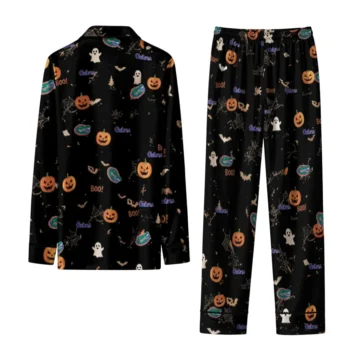 Florida Gators Long Pajama Set Customized Icon Confetti Black Fashion Forward