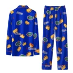 Florida Gators Long Pajama Set Customized Snack Scatter Blue Best Selling