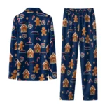 Florida Panthers Long Pajama Set Custom Candy Scatter Red Best Selling