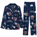 Florida Panthers Long Pajama Set - Customized Cloud Stars Red 1 Florida Panthers Long Pajama Set Customized Cloud Stars Red Best Selling