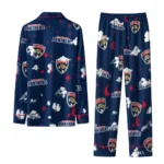 Florida Panthers Long Pajama Set Customized Cloud Stars Red Best Selling
