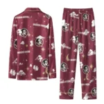 Florida State Seminoles Long Pajama Set Personalized Cloud Stars Garnet Best Selling