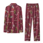 Florida State Seminoles Long Pajama Set Personalized Sprig Scatter Garnet Best Selling