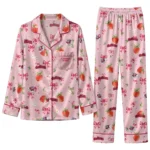 Fresno State Bulldogs Long Pajama Set - Customized Ribbon Florals Red 1 Fresno State Bulldogs Long Pajama Set Customized Ribbon Florals Red Best Selling