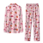 Fresno State Bulldogs Long Pajama Set Customized Ribbon Florals Red Best Selling
