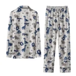 Georgetown Hoyas Long Pajama Set Personalized Character Scatter Best Selling
