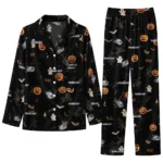 Georgia Southern Eagles Long Pajama Set Customized Icon Confetti Black Best Selling