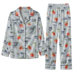 Georgia Southern Eagles Long Pajama Set Customized Ribbon Florals Blue Best Selling