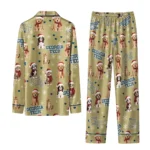 Georgia Tech Yellow Jackets Long Pajama Set Customized Animal Scatter Gold Best Selling