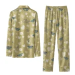 Georgia Tech Yellow Jackets Long Pajama Set Customized Heart Charms Gold Best Selling