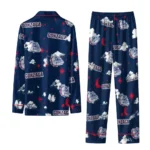 Gonzaga Bulldogs Long Pajama Set Custom Cloud Stars Blue Best Selling