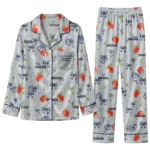 Gonzaga Bulldogs Long Pajama Set - Custom Ribbon Florals Blue 1 Gonzaga Bulldogs Long Pajama Set Custom Ribbon Florals Blue Best Selling