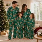 Hawaii Rainbow Warriors Long Pajama Set Customized Candy Scatter Green Best Selling