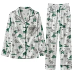 Hawaii Rainbow Warriors Long Pajama Set Customized Character Scatter Best Selling