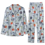 Houston Astros Long Pajama Set - Custom Ribbon Florals Blue 1 houston astros long pajama set custom ribbon florals blue best selling.webp
