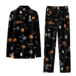 houston astros long pajama set personalized icon confetti black best selling.webp