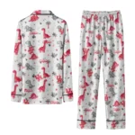 Houston Cougars Long Pajama Set Personalized Character Scatter Best Selling