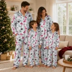 Houston Rockets Long Pajama Set Custom Character Scatter Best Selling