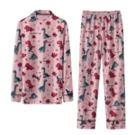 Houston Texans Long Pajama Set Custom Character Scatter Best Selling