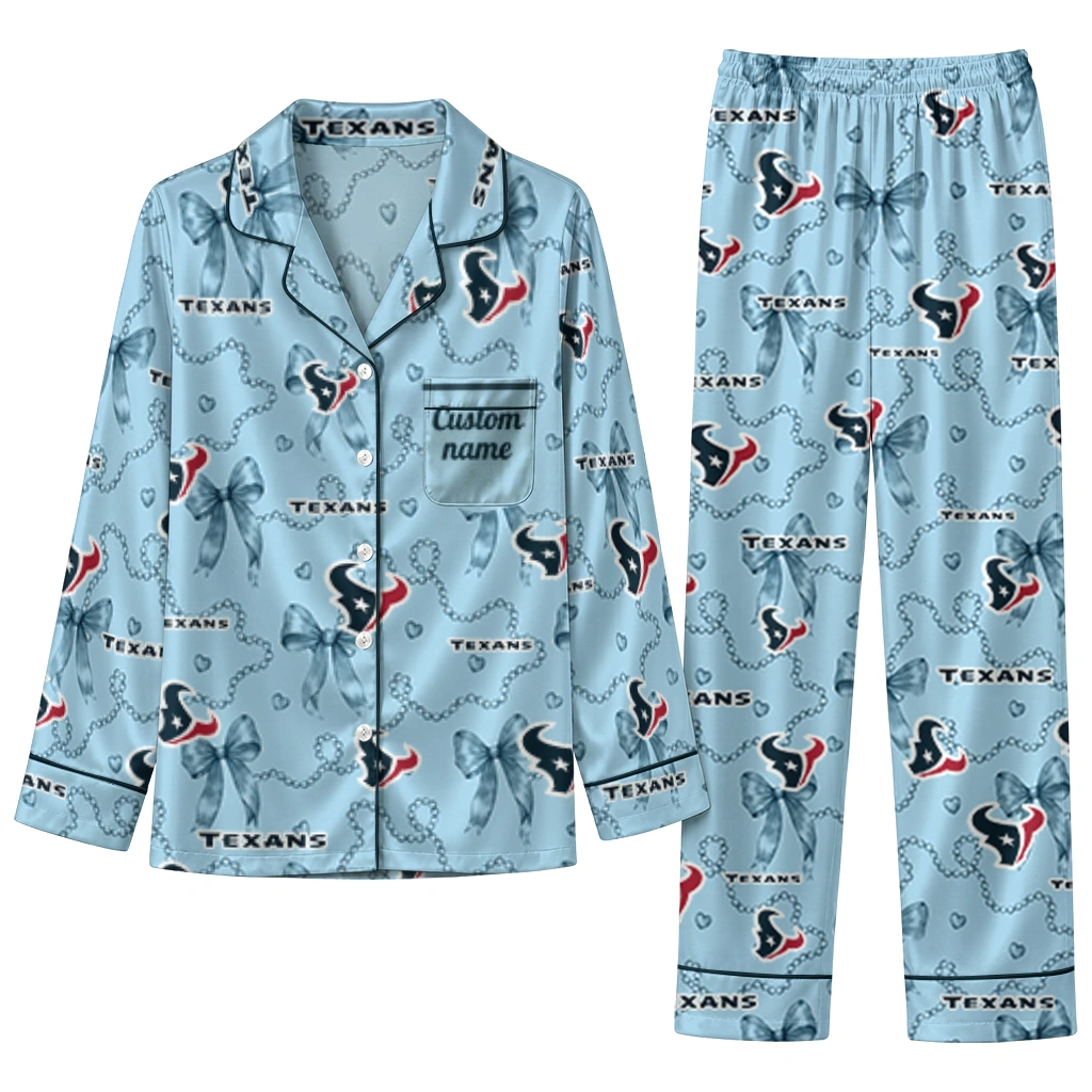 houston texans long pajama set personalized ribbon chains blue best selling.webp houston texans long pajama set personalized ribbon chains blue best selling.webp