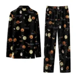 indiana pacers long pajama set personalized icon confetti black best selling.webp