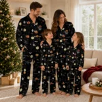 indiana pacers long pajama set personalized icon confetti black best selling.webp