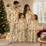 Iowa State Cyclones Long Pajama Set Customized Character Scatter Best Selling