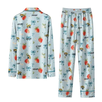 jacksonville jaguars long pajama set customized ribbon florals teal fashion forward.webp