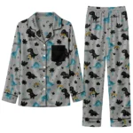 Jacksonville Jaguars Long Pajama Set Personalized Character Scatter Best Selling