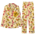 Kansas City Chiefs Long Pajama Set Custom Character Scatter Best Selling