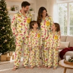 Kansas City Chiefs Long Pajama Set Custom Character Scatter Best Selling