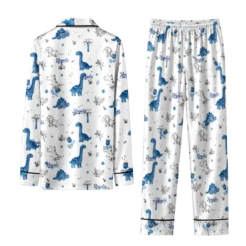 Kansas City Royals Long Pajama Set Personalized Character Scatter Fashion Forward