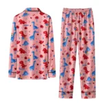 Kansas Jayhawks Long Pajama Set Custom Character Scatter Best Selling