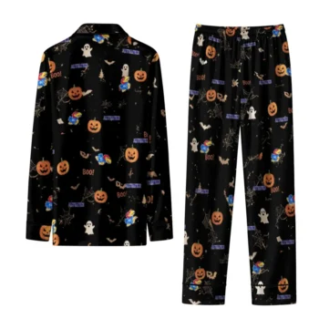 Kansas Jayhawks Long Pajama Set Custom Icon Confetti Black Fashion Forward