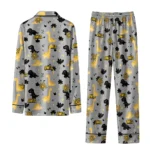 Kennesaw State Owls Long Pajama Set Personalized Character Scatter Best Selling